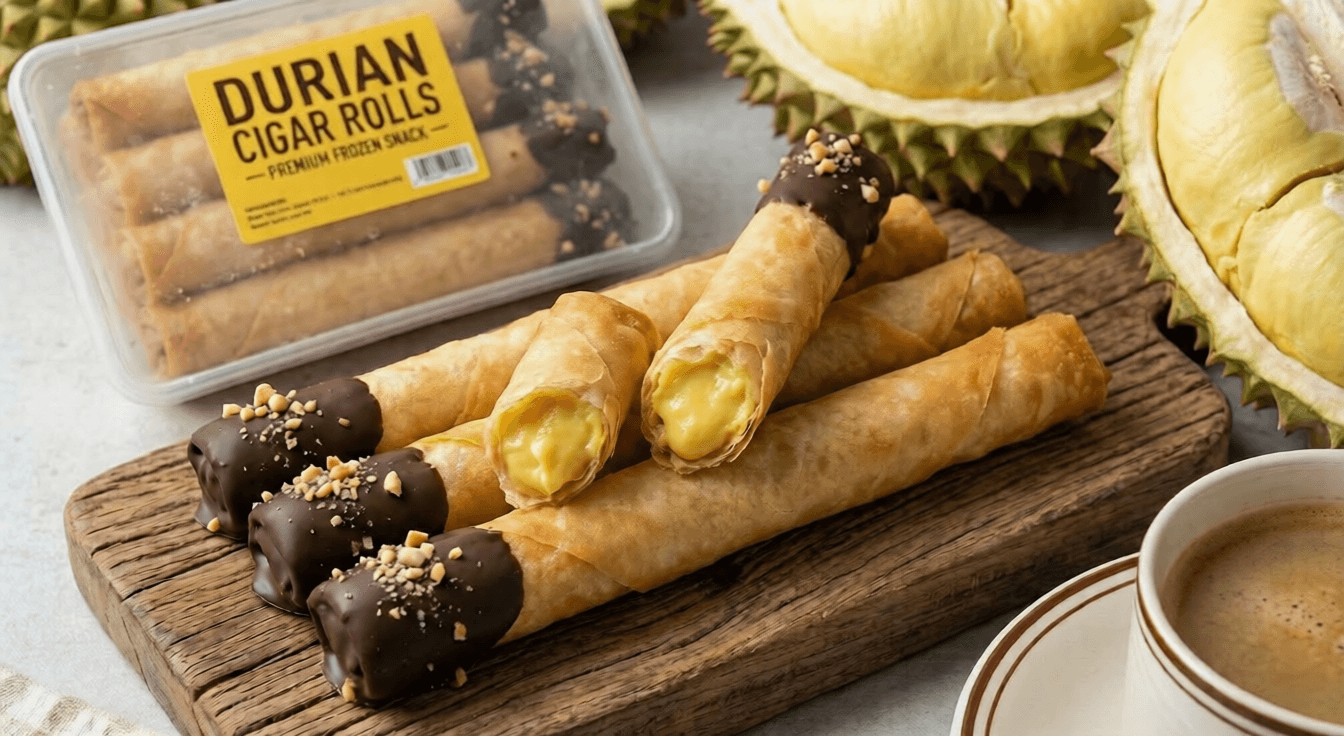 Durian "Cigar" Rolls