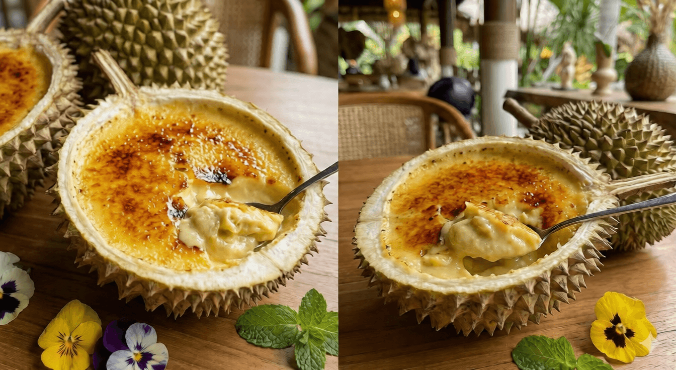 Durian Crรจme Brรปlรฉe