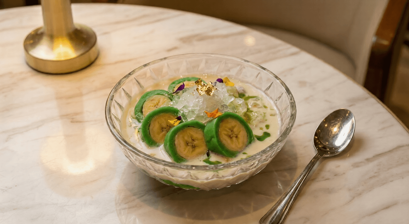 Es Pisang Ijo Premium